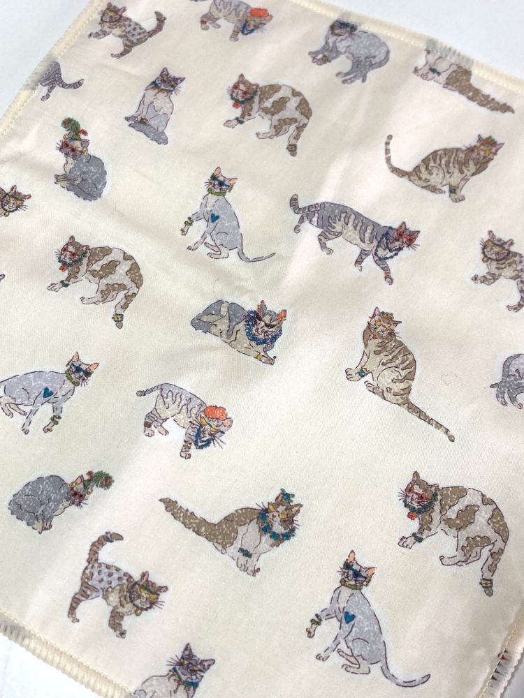 パイル＆ハンカチ mini / yellow/ivory