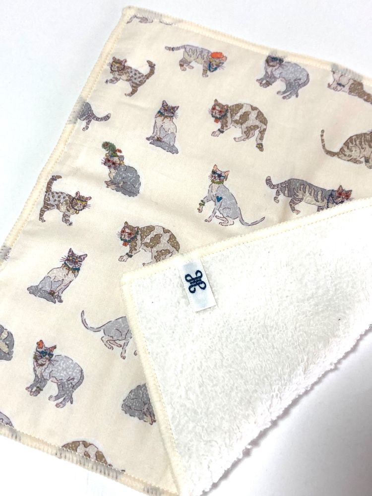 パイル＆ハンカチ mini / yellow/ivory