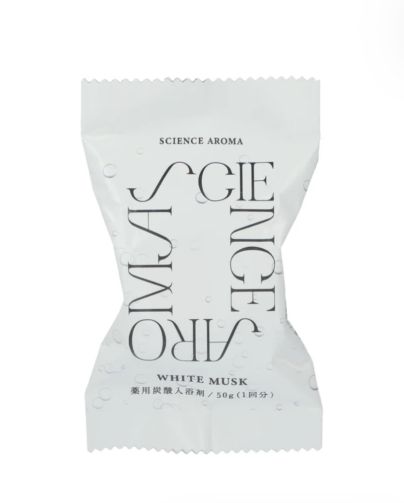 SCIENCE AROMA　サイエンスアロマ　ホワイトムスク｜バスタブレット １pc