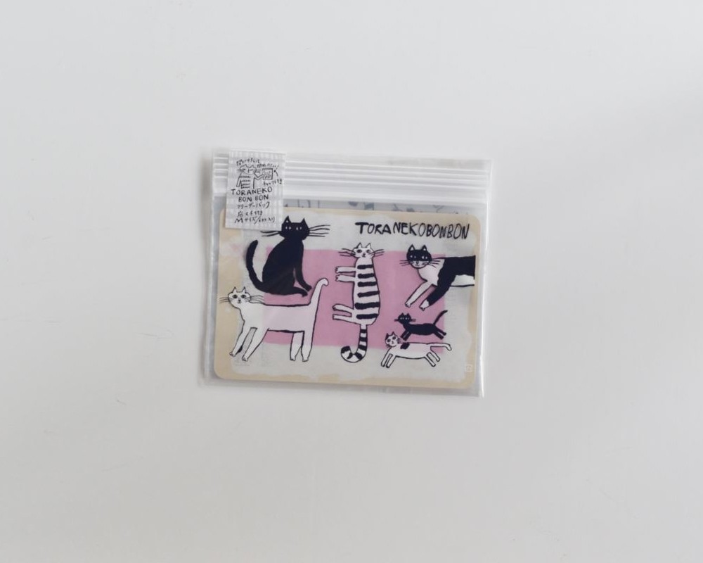 トラネコボンボン フリーザーバッグ M(猫)