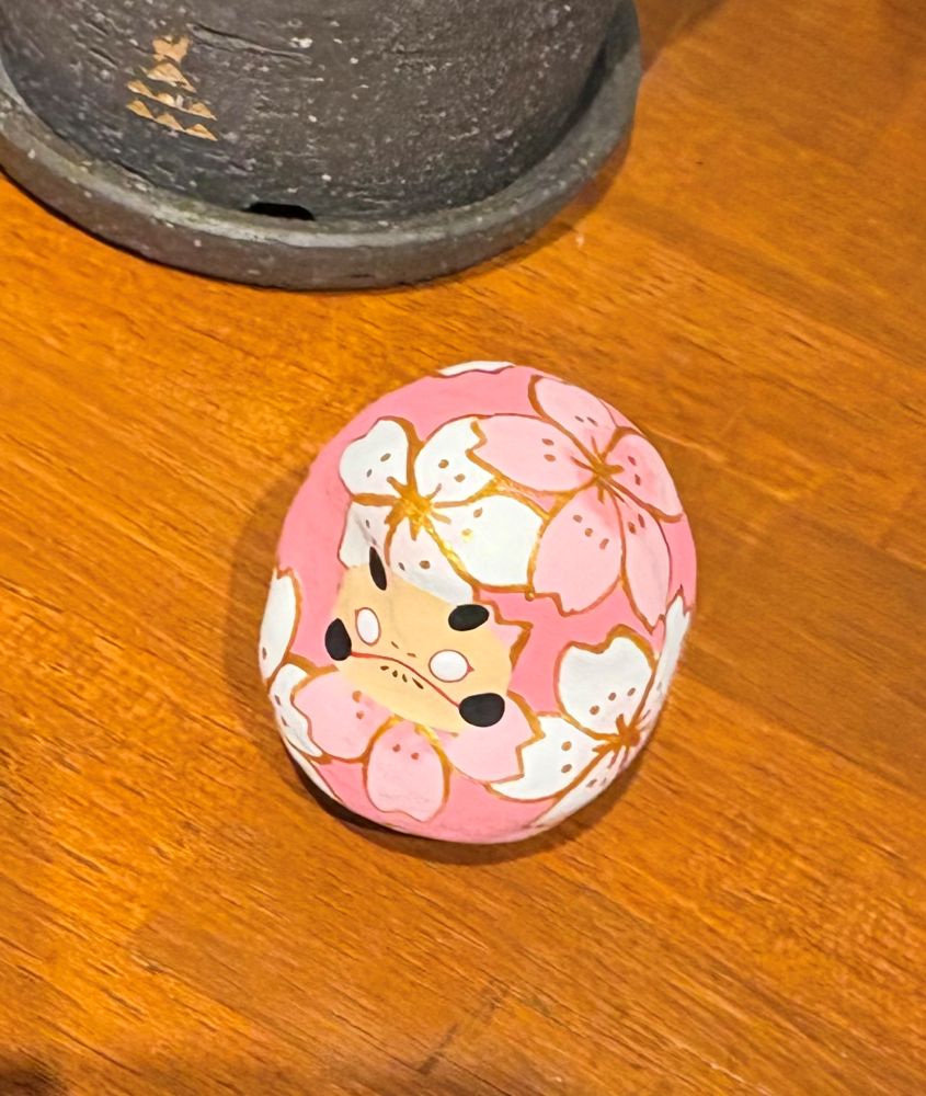 桜だるま　ピンク　山口さくら