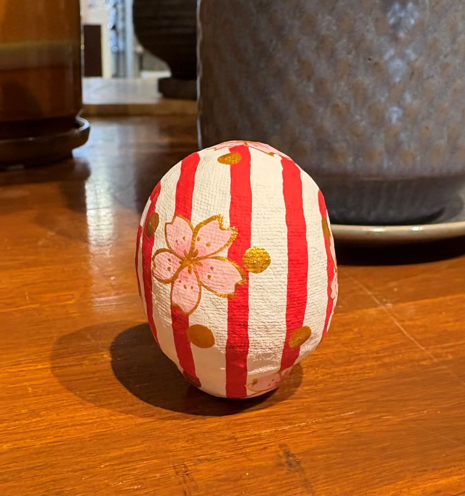 桜だるま　赤　山口さくら