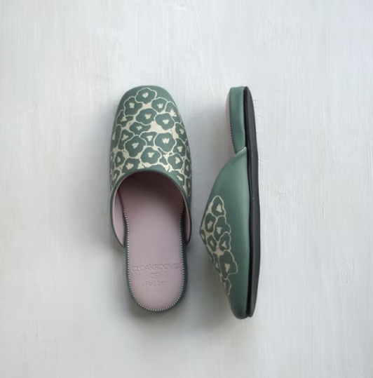 PANTOUFLE　LÄTTA ASH GREEN /ROSE　Mサイズ