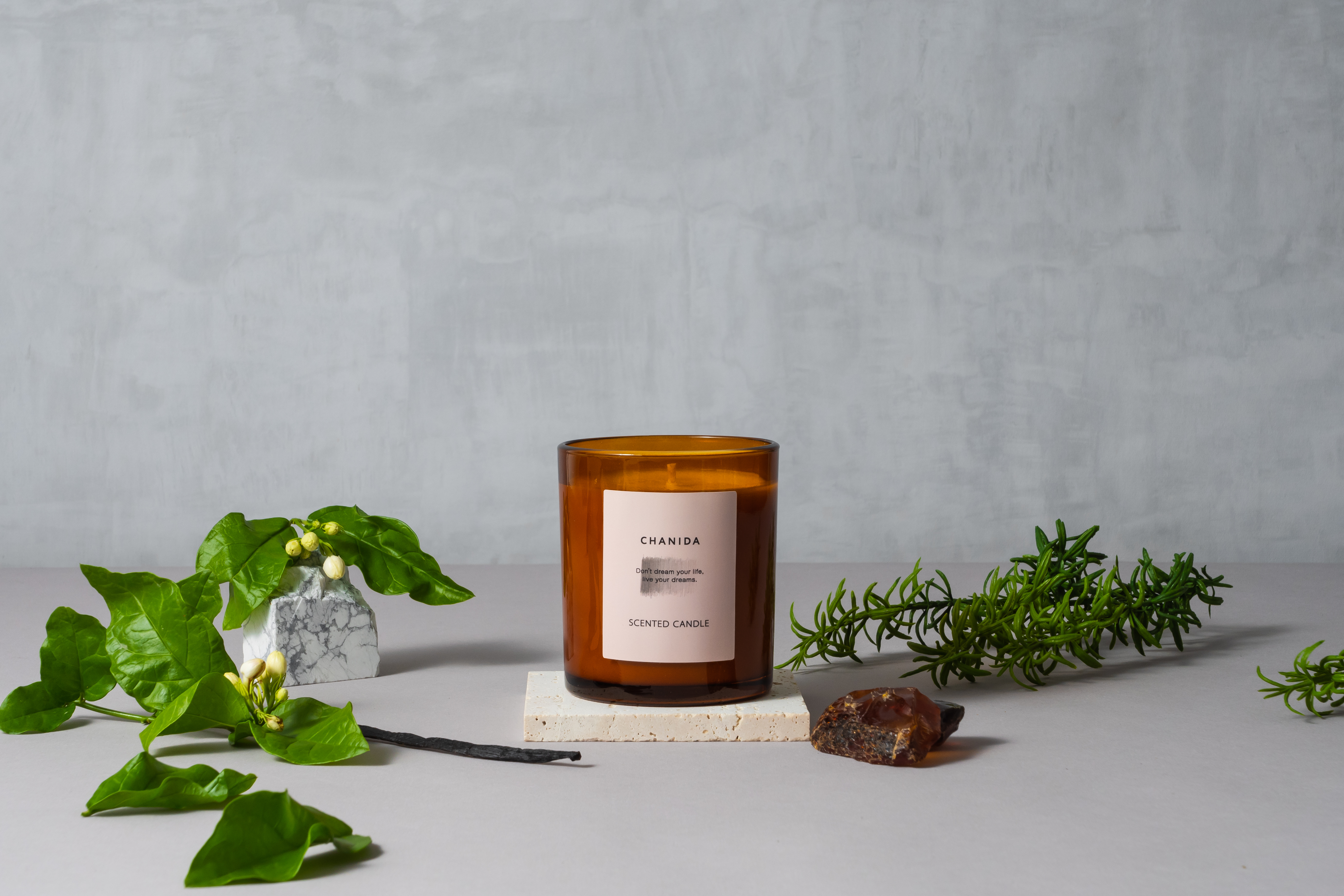 バニラ・アンバー/ Scented Candle