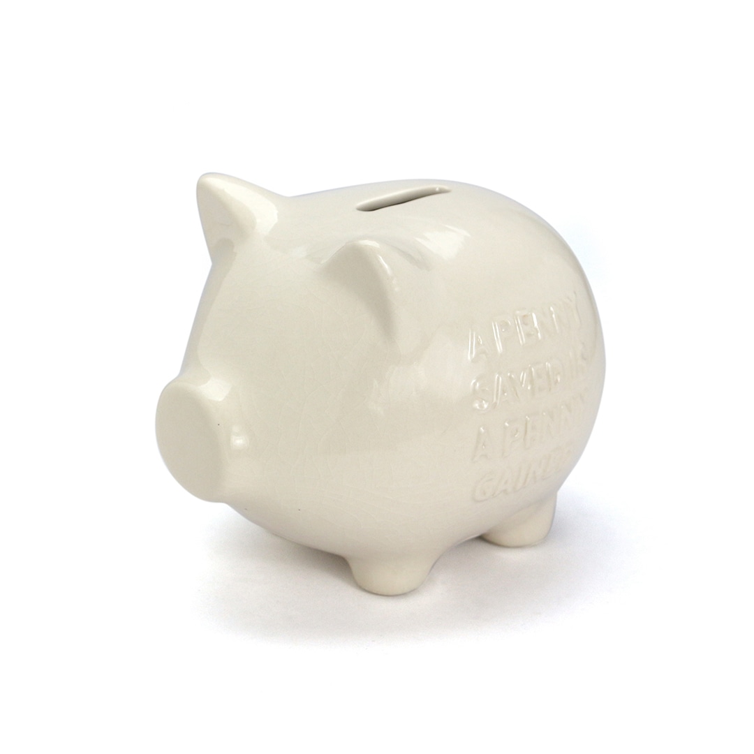 Crackle Piggy Bank　貯金箱