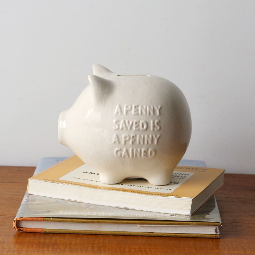 Crackle Piggy Bank　貯金箱