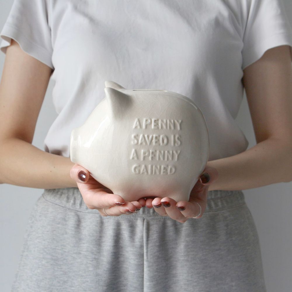 Crackle Piggy Bank　貯金箱