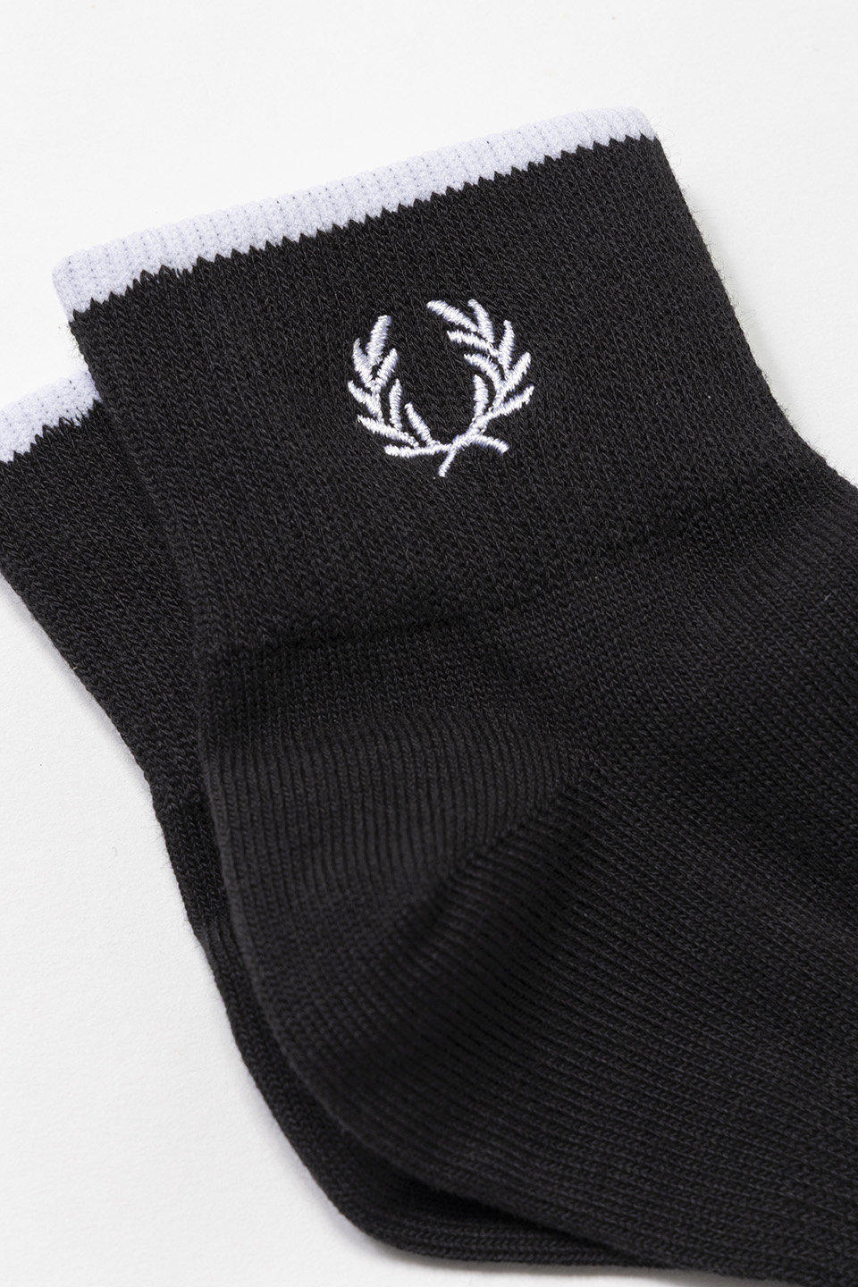 FRED PERRY Single Tipped Short Socks F20009 　843：BLACK