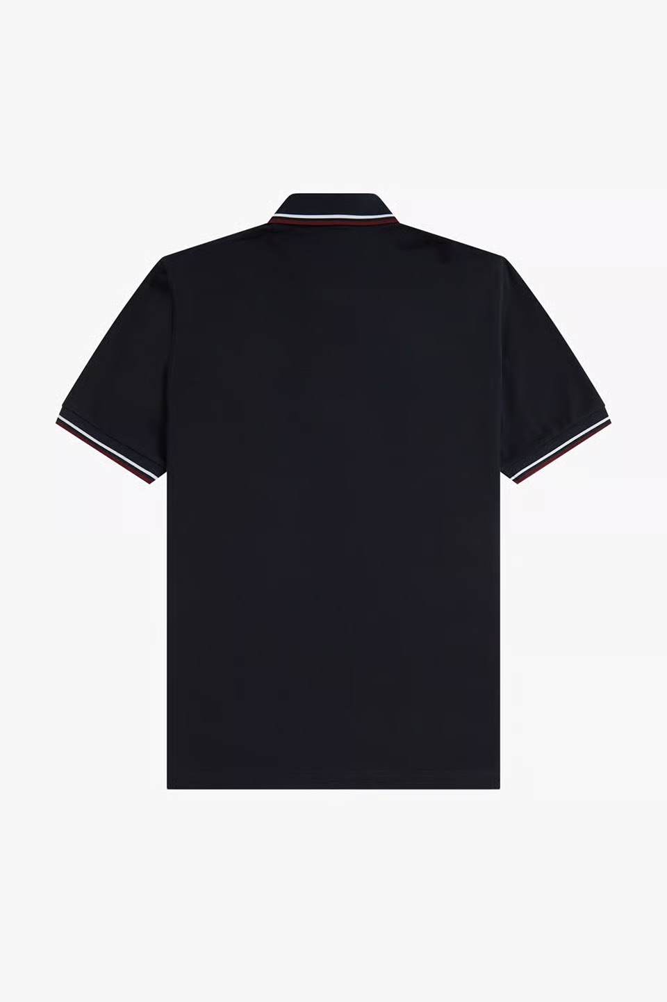 MENS/UNISEX The Fred Perry Shirt - M12 37B：NAVY / WHITE / MAROON