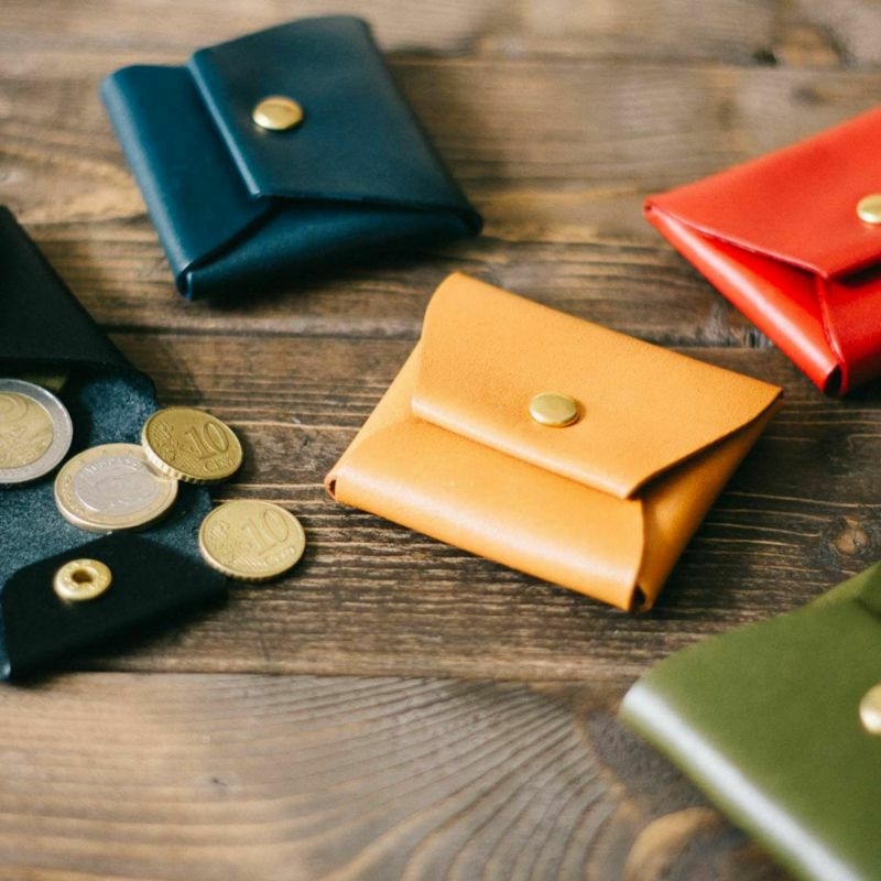 DURAM Coin Caseドゥラム コインケース 　GN　牛革、真鍮