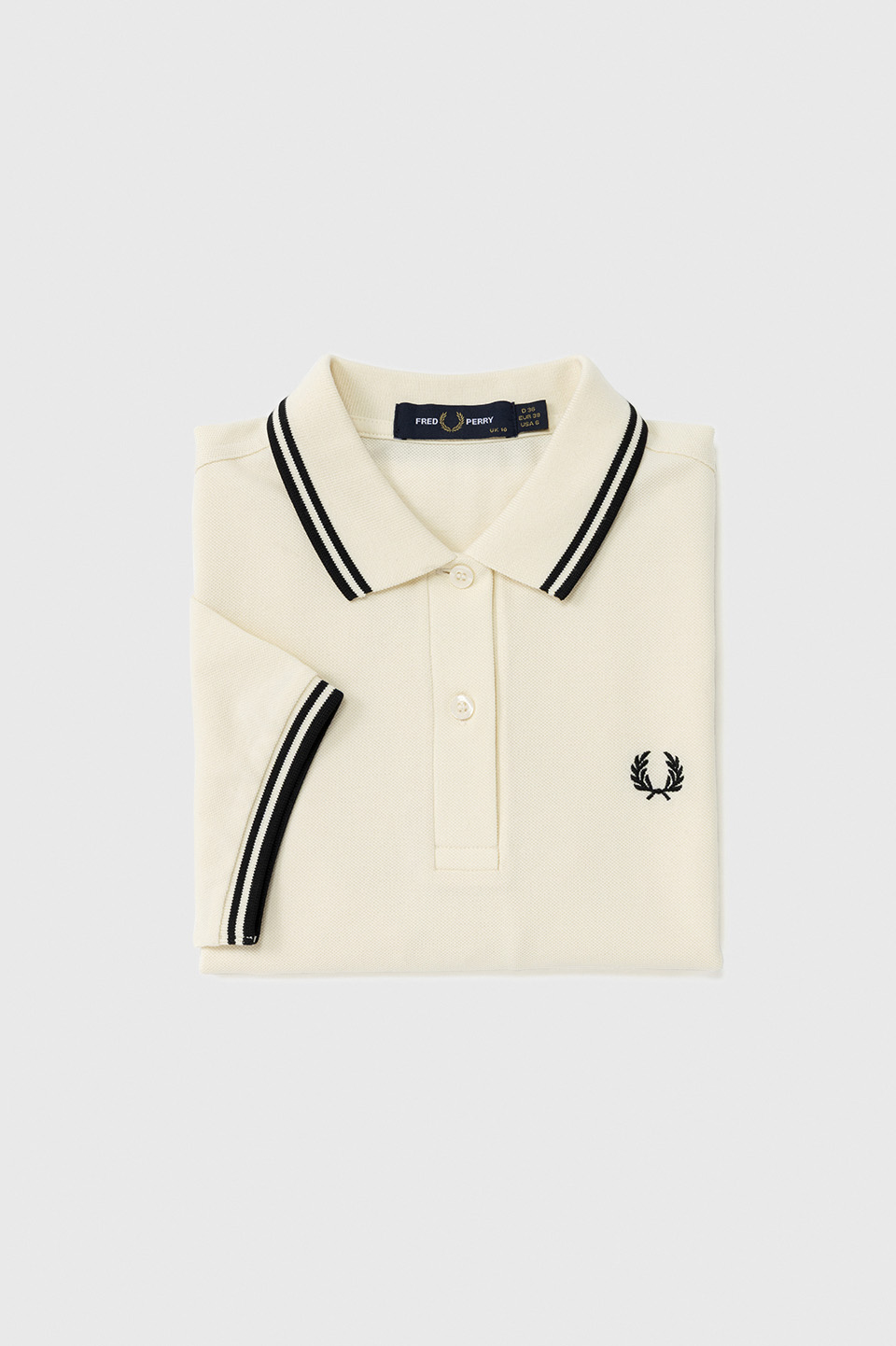 The Fred Perry Shirt - G3600 S70：ECRU / BLACK | grappino