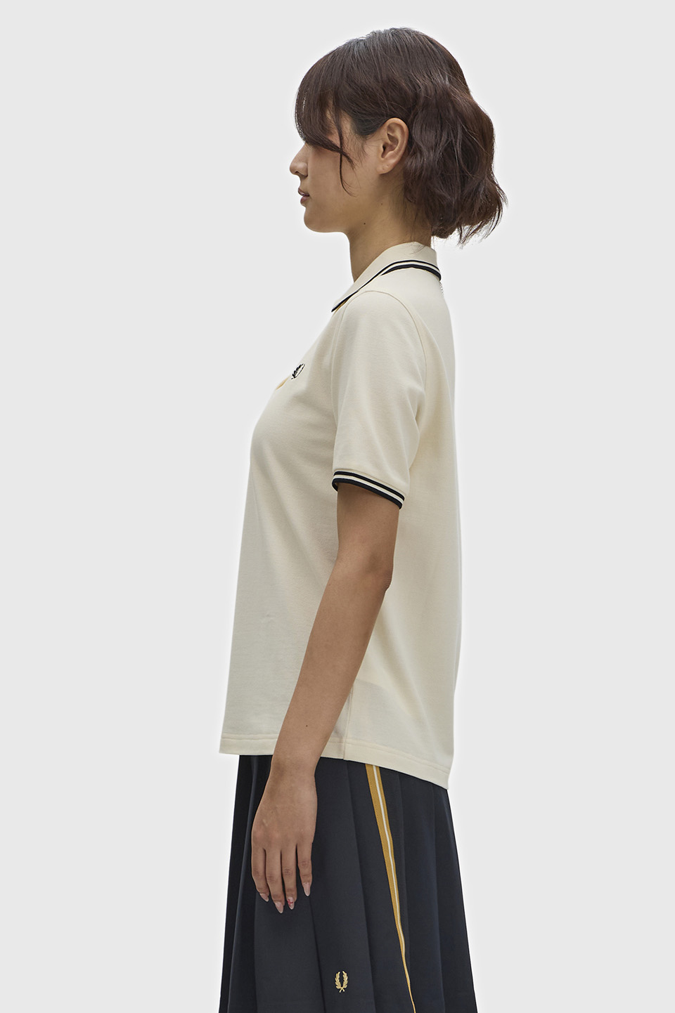 The Fred Perry Shirt - G3600 S70：ECRU / BLACK | grappino