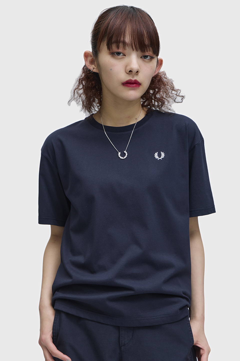 Crew Neck T-Shirt G1142　311：NAVY