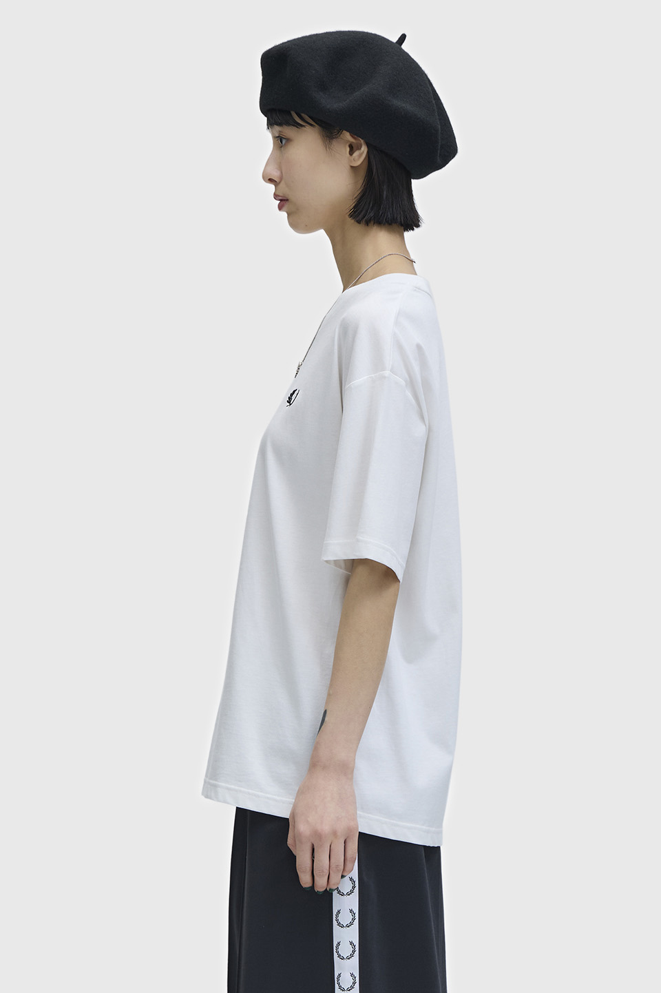 Crew Neck T-Shirt G1142　129：SNOW WHITE