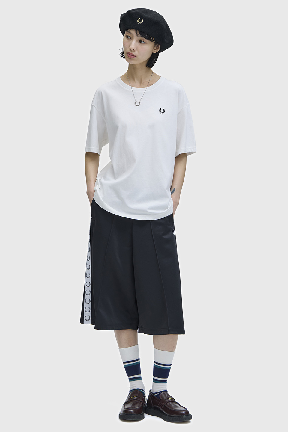 Crew Neck T-Shirt G1142　129：SNOW WHITE