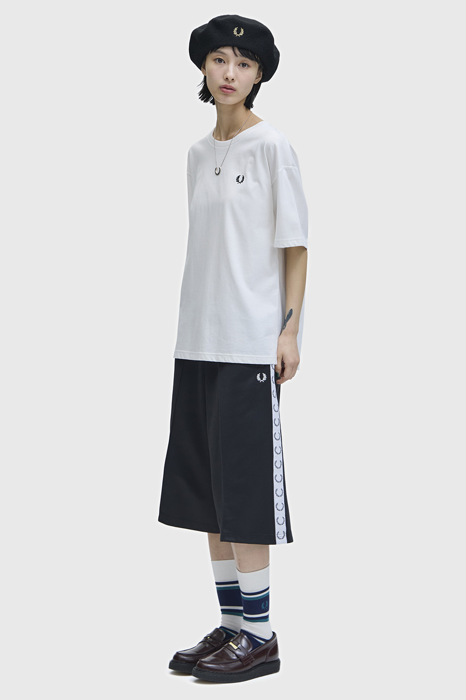 Crew Neck T-Shirt G1142　129：SNOW WHITE