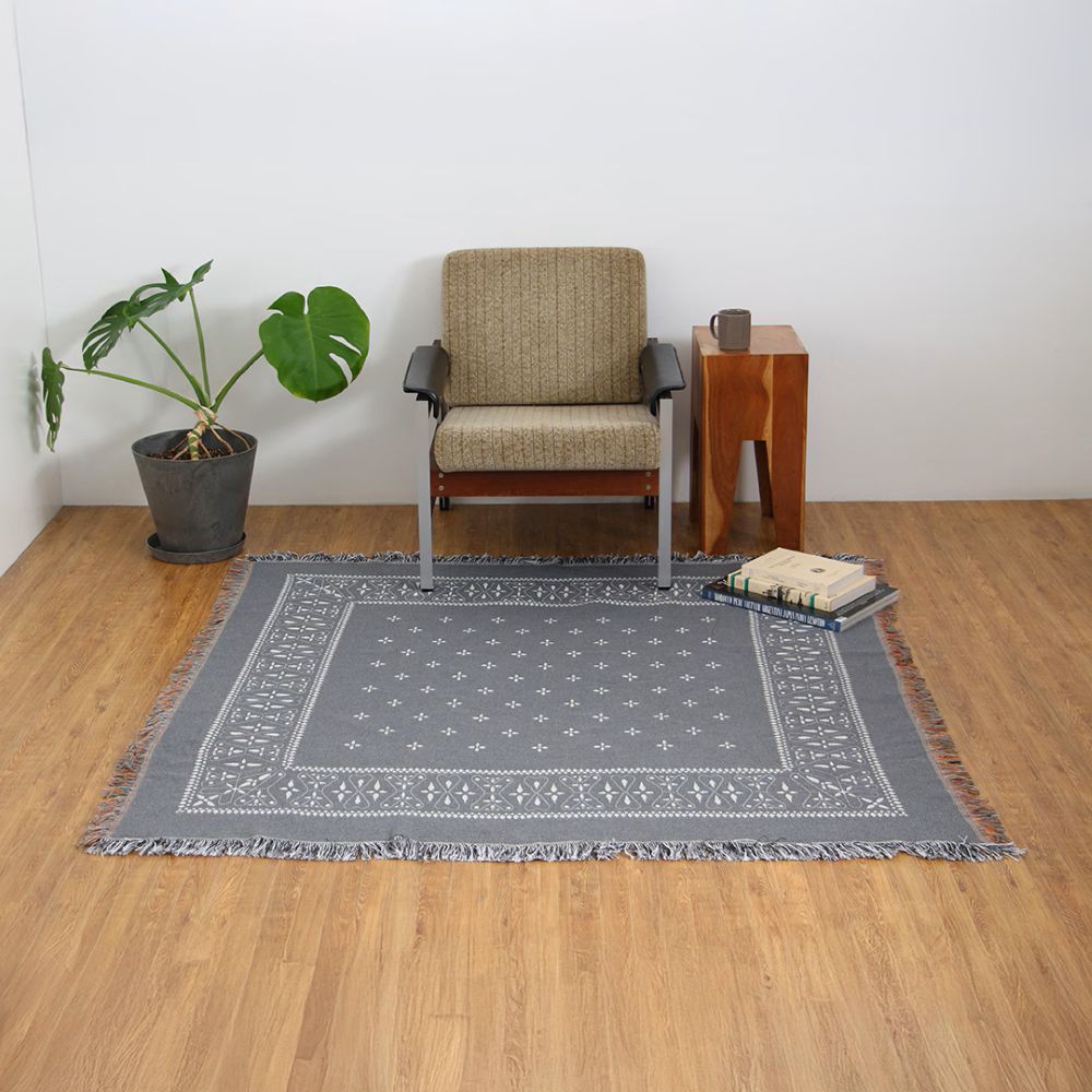 Bandana Throwket "Cross / Gray"