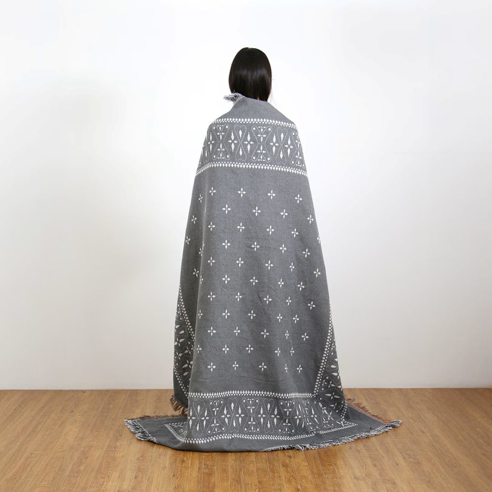 Bandana Throwket "Cross / Gray"