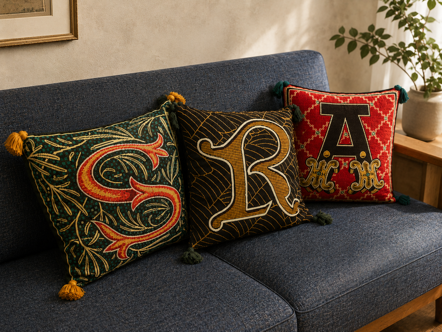 JACQUARD CUSHION R ジャガードクッション