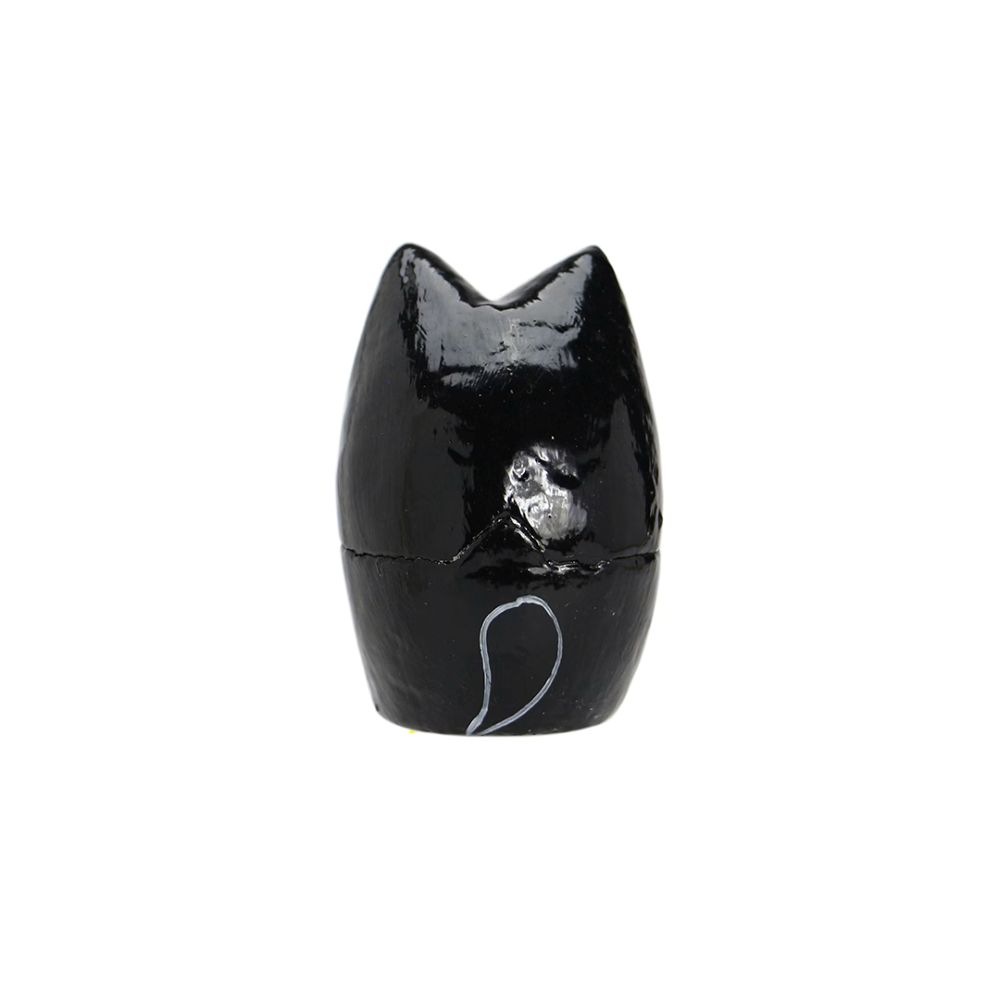 Papier Mache Standing Cat "Black"パピエ マシェ スタンディング キャット "ブラック"