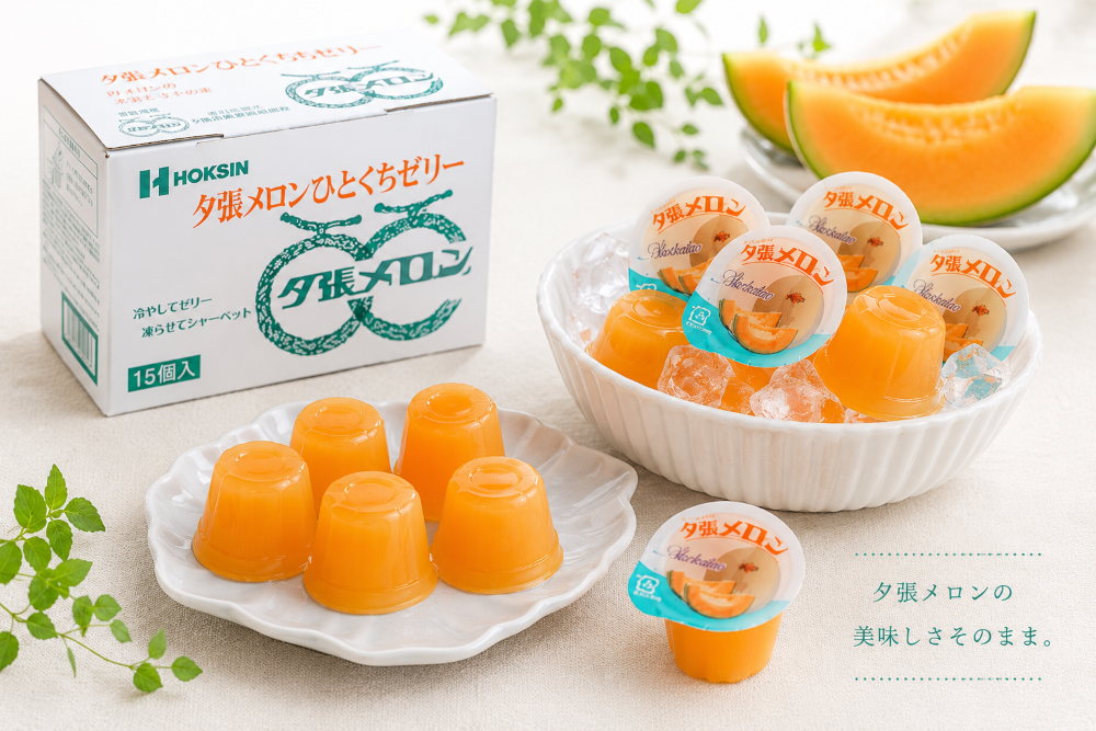 箱付き】夕張メロン ひとくちゼリー(15個入) | grappino グラッピーノ