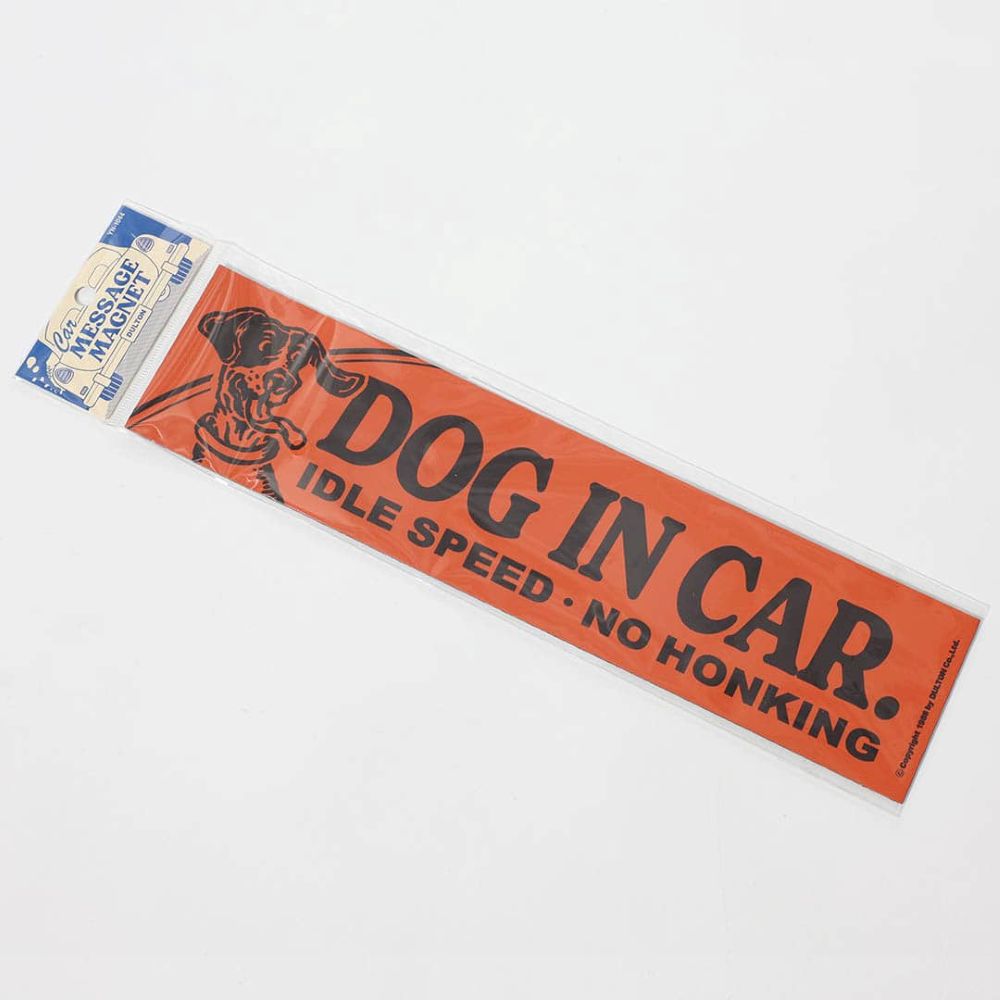 DULTON / CAR MESSAGE MAGNET DOG IN CAR