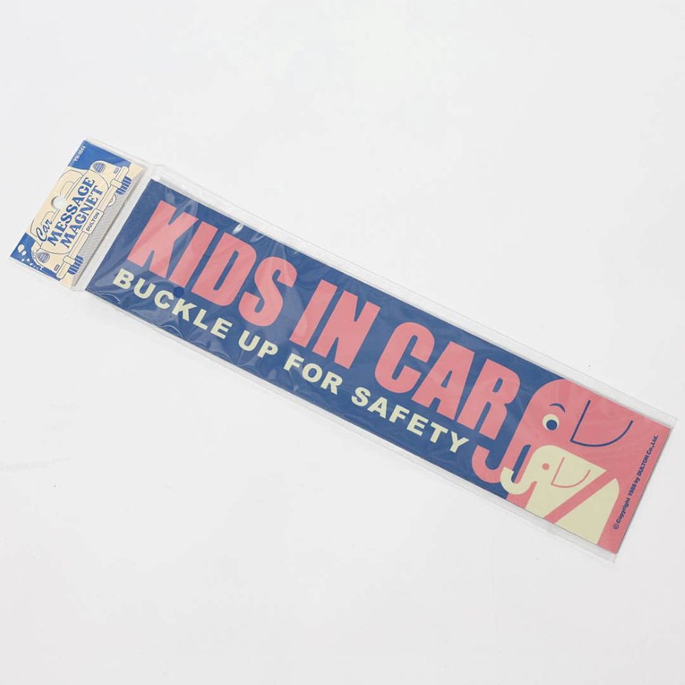 DULTON / CAR MESSAGE MAGNET KIDS IN CAR