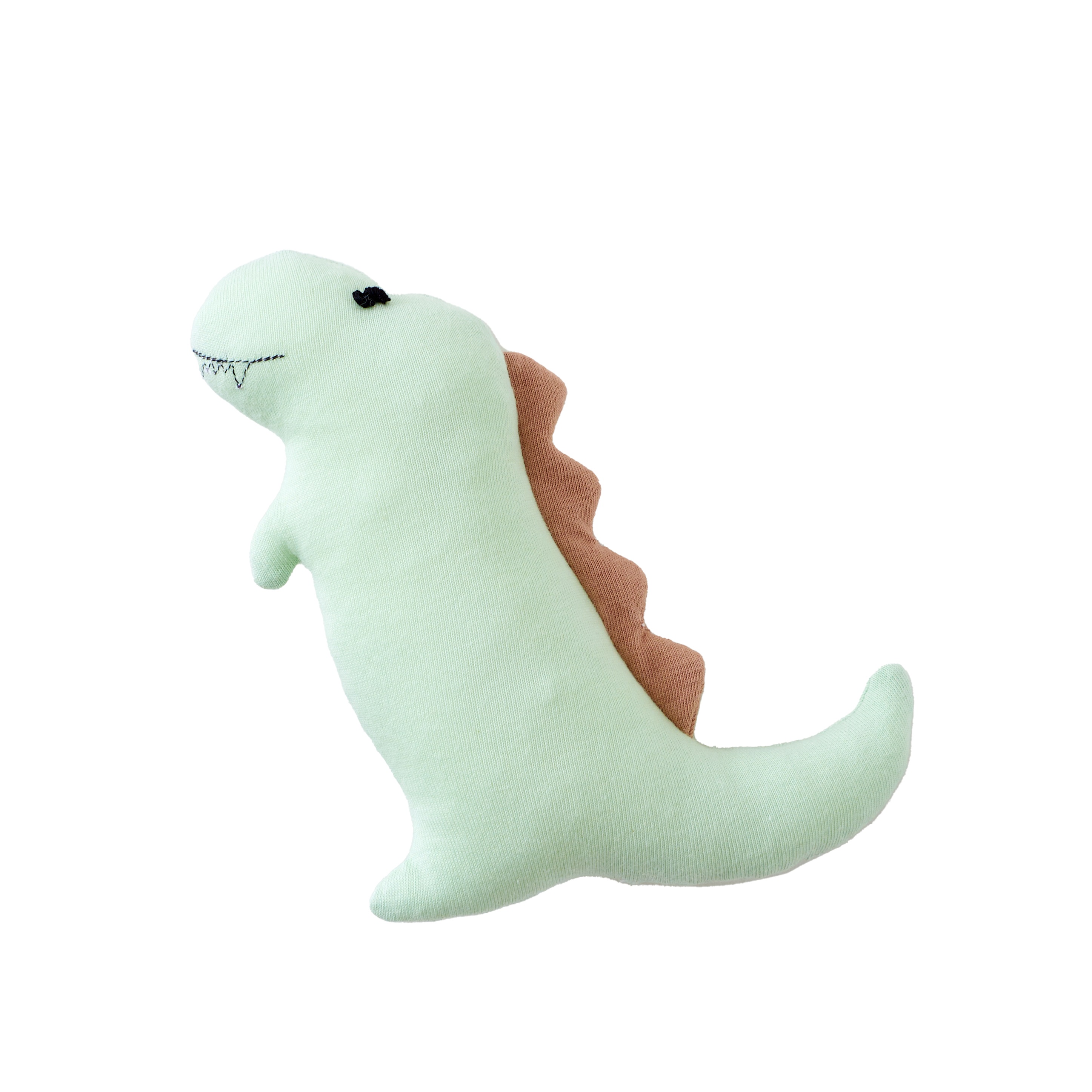 オーガニックコットンラトル　ダイナソー/チューリップ