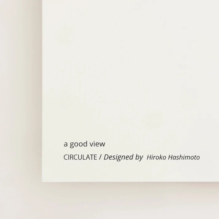 アートポスター　CIRCULATE（サーキュレート）30　Designed by Hiroko Hashimoto