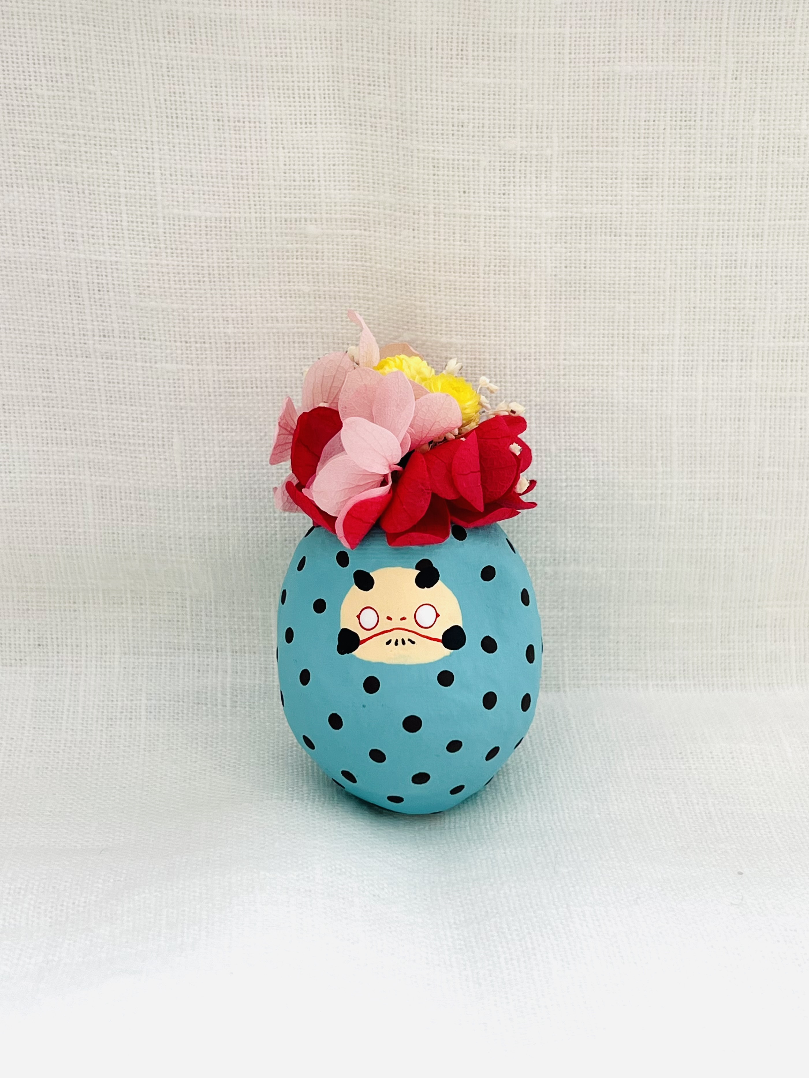 ブーケ付きだるま　山口さくら