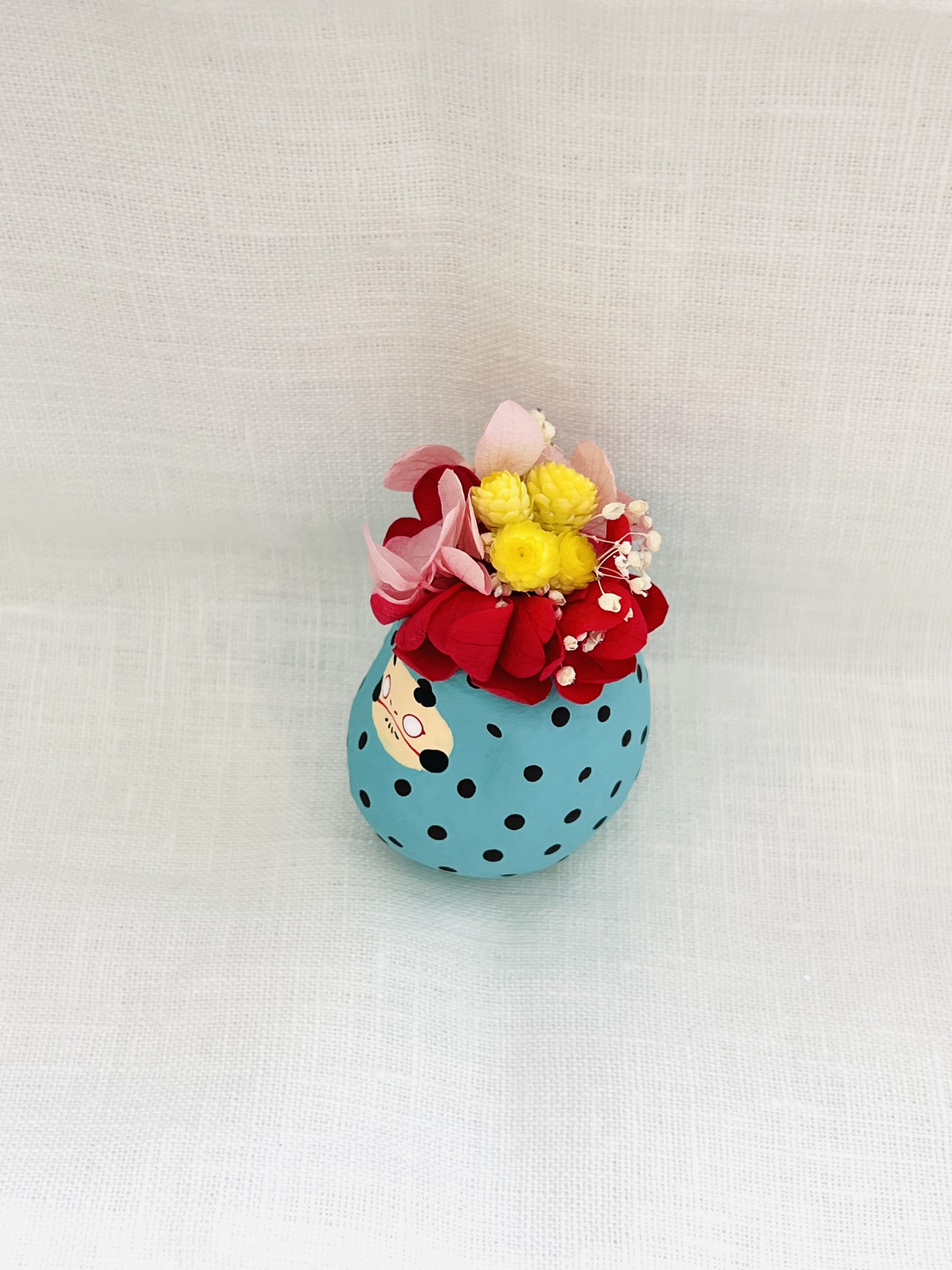 ブーケ付きだるま　山口さくら