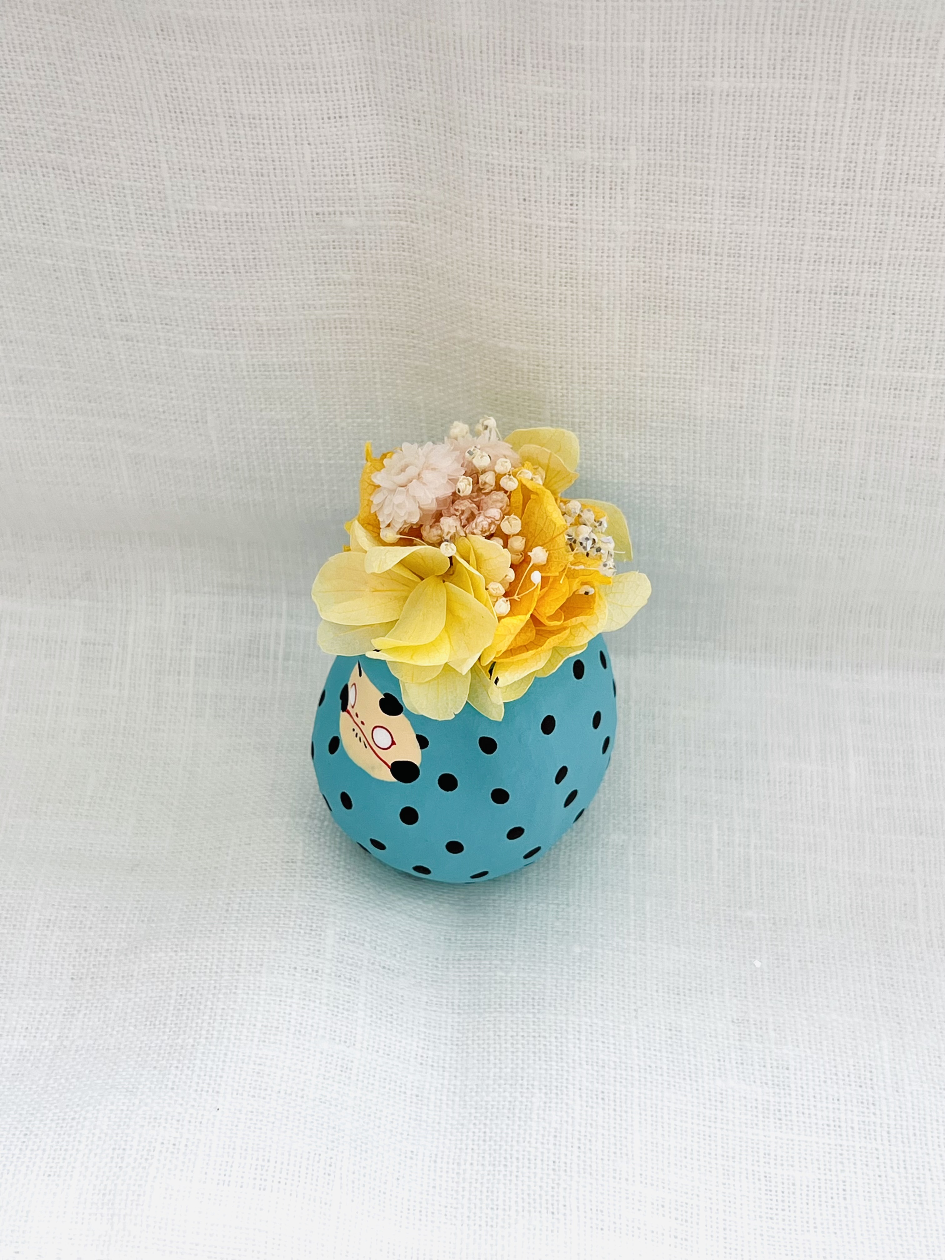 ブーケ付きだるま　山口さくら