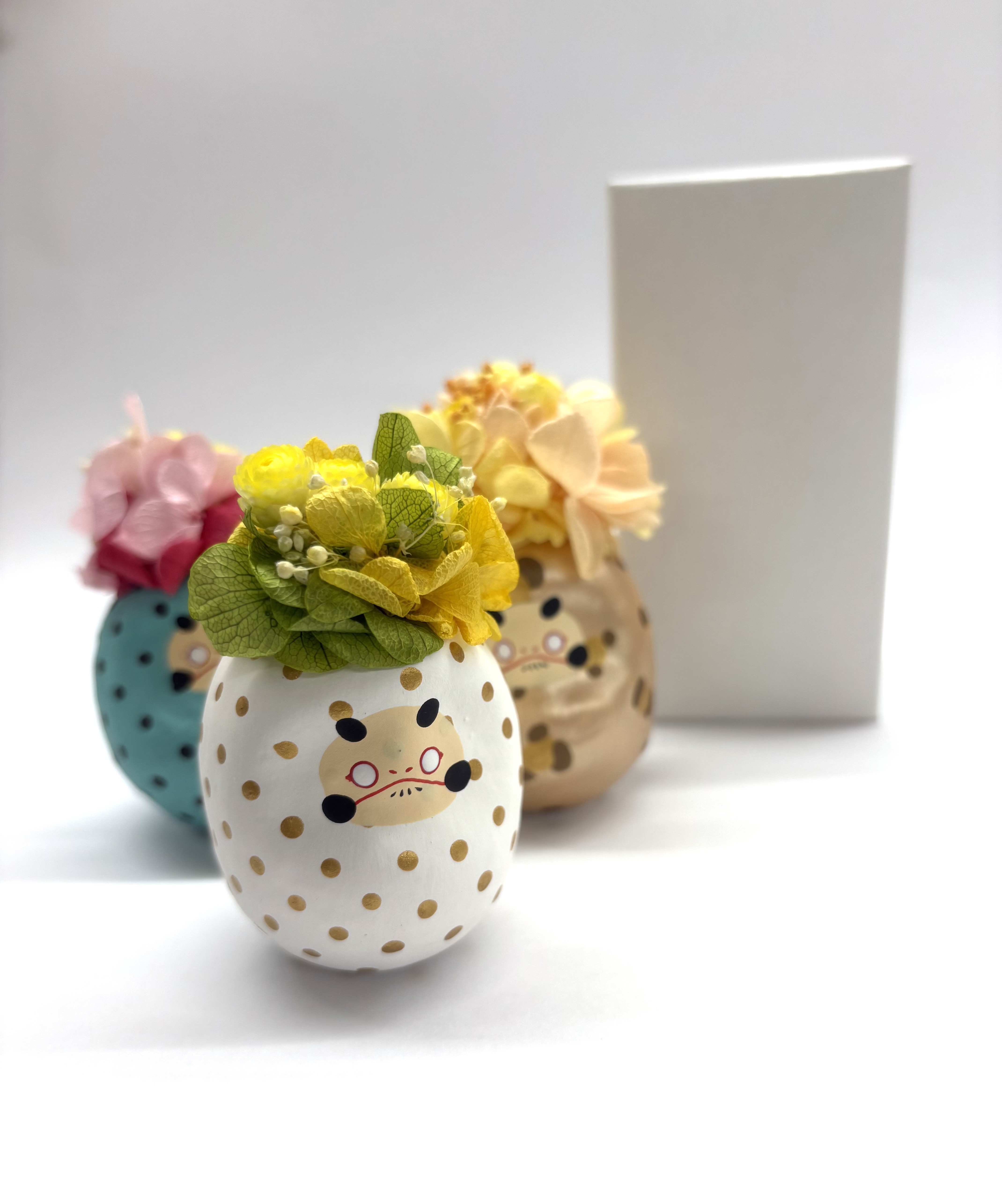 ブーケ付きだるま　山口さくら